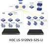 H3c LS-5120V3-52S-LI 52ポート マネージドネットワークスイッチ 信頼性の高い接続用