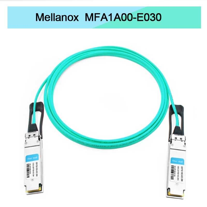 VCSELベース QSFP Mellanox AOCケーブル MFA1A00-E030 IB EDR 最大100Gb/s