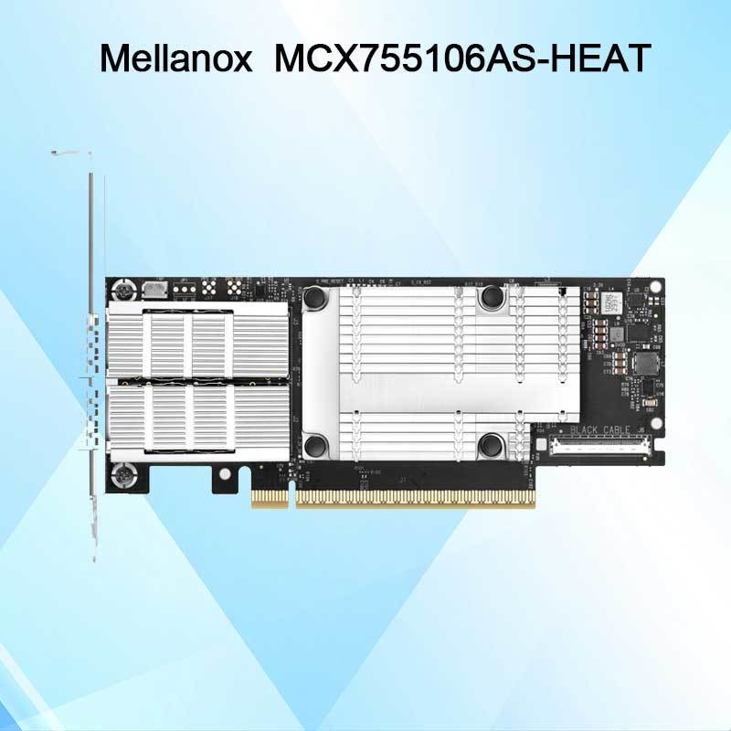 MCX755106as-Heat (900-9X7AH-0078-DTZ) Nvidia Connectx-7 200g イーサネットアダプター、デュアルポート