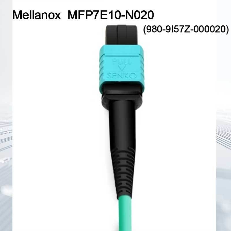 Nvidia Mfp7e10-Nxxx オプティカルマルチモードファイバーケーブル Mfp7e10-N020 (980-9I57Z-000020) Mmf,MPO12 APCからMPO12 APC,20m