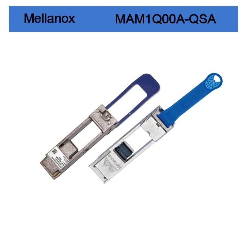 Mellnaoxブランドの新品オリジナルMam1q00A-Qsa Nvidia Dynamix Qsa™、Qsfp+ to SFP+アダプター