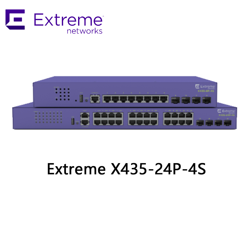 24ポート Extreme Networks X435 AVBスイッチ X435 4S 68Gbps 50.6Mpps 新品・オリジナル