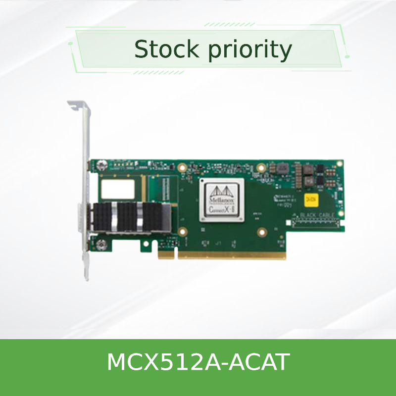 MCX512A-ACAT Mellanox Connectx 5デュアル ポートの10 25gbe Sfp28 ENのアダプター カードPCIe 3.0 X8