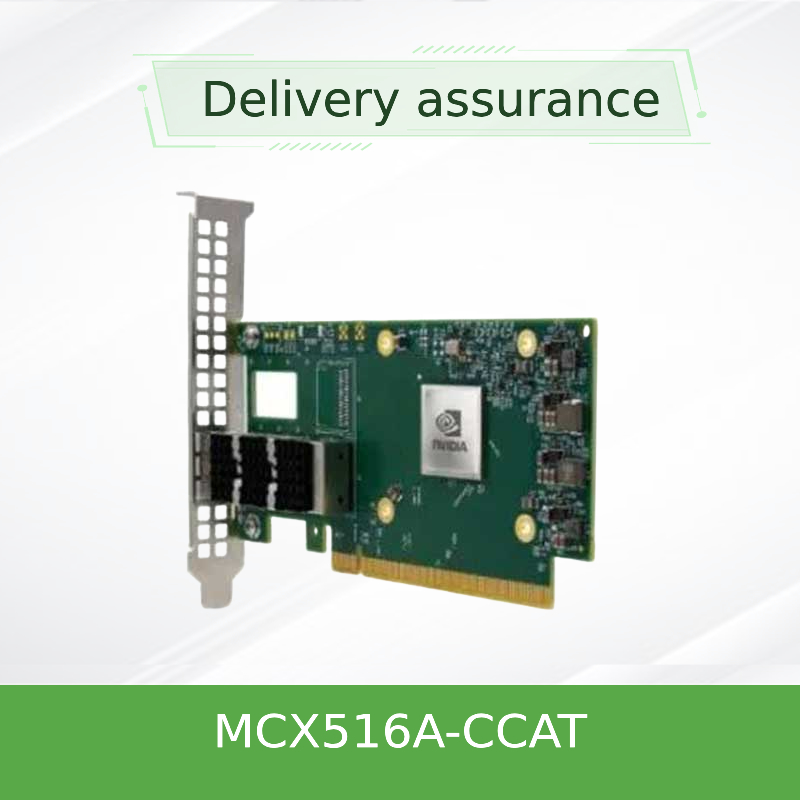 100GbE NIC Mellanoxのネットワーク カードMCX516A-CCATデュアル ポートQSFP28 PCIe3.0x16