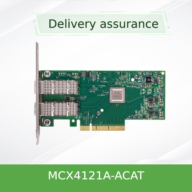 MCX4121A-ACATの二重イーサネット カードMellanoxのネットワーク カードのアダプターConnectX-4 Lx EN 25GbE SFP28