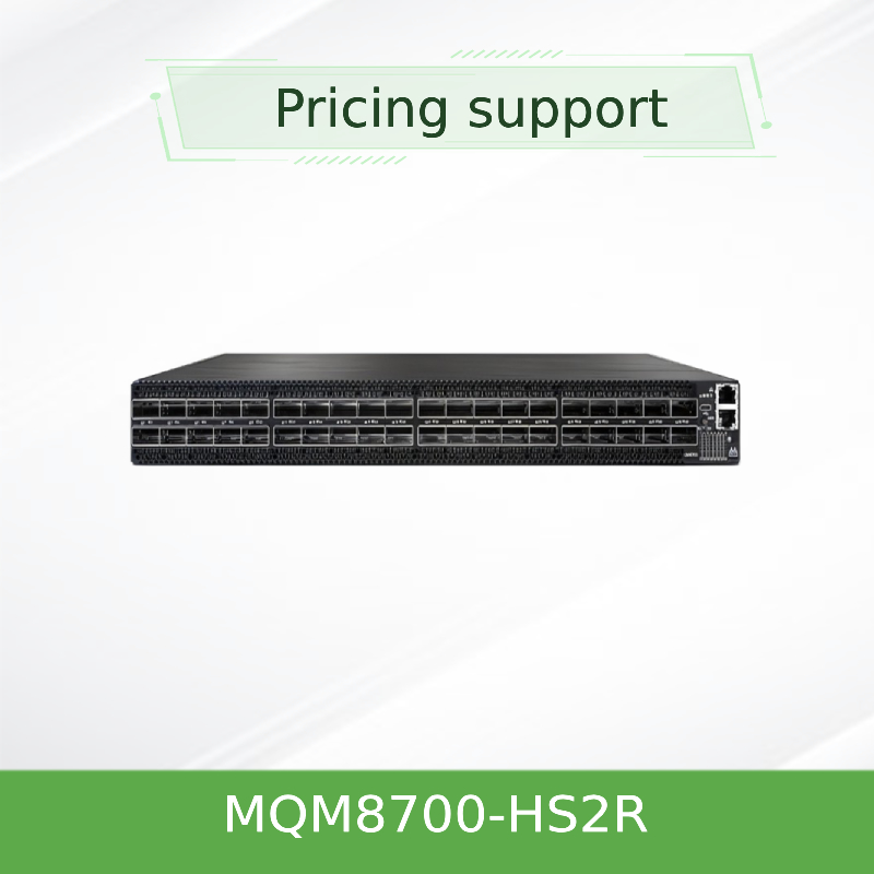 920-9b110-00rh-0m0 メラノックス MQM8700-HS2R ((920-9B110-00RH-0M0) 量子Hdr インフィニバンドネットワーク スイッチ 40 Qsfp56 ポート 送信速さ 10/100/1000Mbps