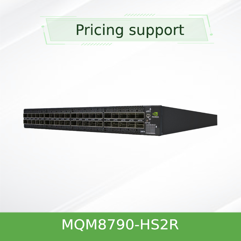 強化されたネットワークパフォーマンス Mellanox スイッチ MQM8790-HS2R (920-9B110-00RH-0D0) Quantum Hdr Infiniband スイッチ 40 QSFP56 ポート Nvidia