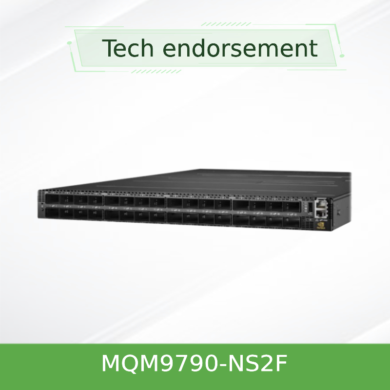 メラノックスネットワークスイッチ MQM9790-NS2F ((920-9B210-00FN-0D0) 量子-2 NDR 64 X 400Gb/S ポート 32 OSFPケージ 無管理 パワー・トゥ・コネクタ P2C