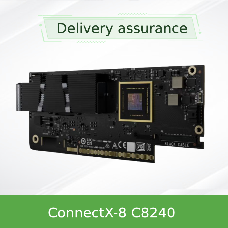 Nvidia Connectx-8 スーパーニック 双ポート Qsfp112インフィニバンド: Ndr Ib (デフォルト) イーサネット: 400gbe C8240 900-9X81q-00cn-St0