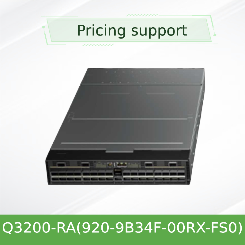 Nvidia Q3200-Ra 量子-3 ベース 2 つの隣接 Xdr インフィニバンド スイッチ Vlan サポート 2u 36 Xdr ポート 18 Osfp 檻