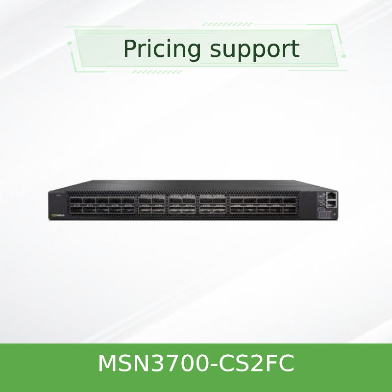 積雲のLinux 2 AC PSUs メラノックスネットワーク スイッチMSN3700 - CS2FC 100GbE 1U 32のQSFP28港