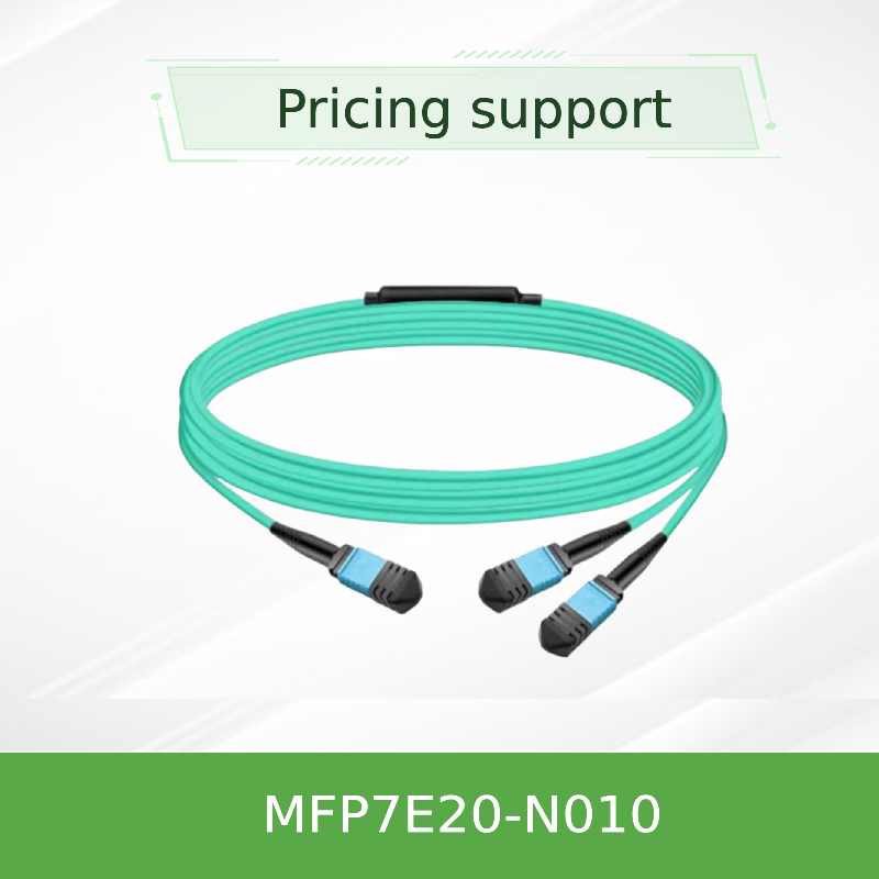 Nvidia Mfp7e20-Nxxx 光学マルチモードスプリッターファイバーケーブル Mfp7e20-N010 MMF、MPO12 APC to 2xmpo12 APC