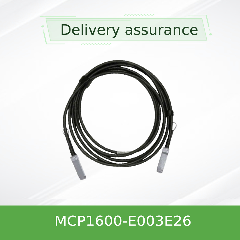 MCP1600-E003E26 100Gb/S QSFP28 3m黒い26AWGまでの直接付加の銅ケーブルInfiniBand EDR