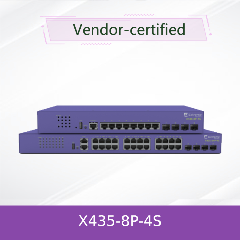 高性能エクストリーム X435-8p-4s ネットワークスイッチ