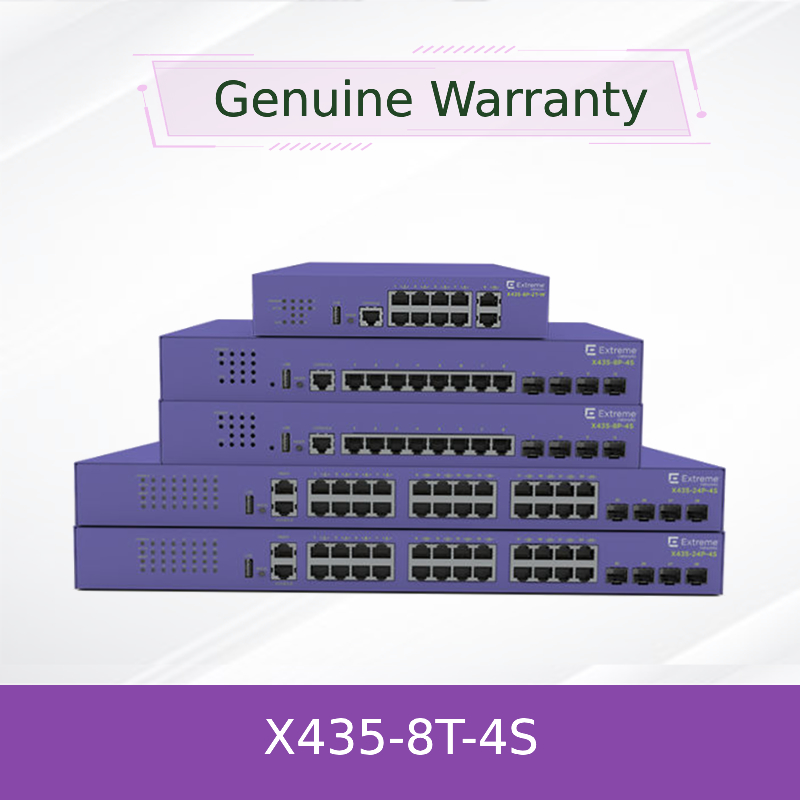シームレスな接続のためのExtreme X435-8t-4sシリーズ高性能ネットワークスイッチ