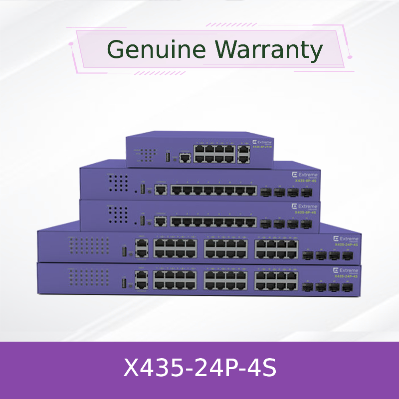 24ポート Extreme Networks X435 AVBスイッチ X435 4S 68Gbps 50.6Mpps 新品・オリジナル