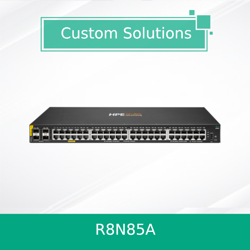 HPE Aruba Networking CX 6000 48G Class4 PoE 4SFP 370W スイッチ (R8N85A)