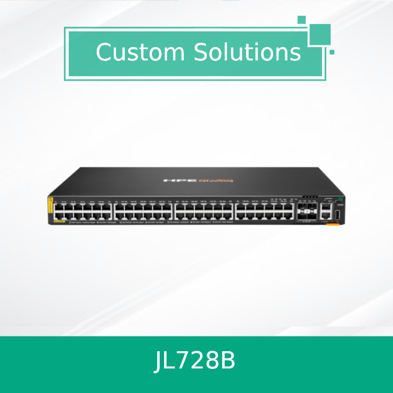 HPE Aruba Networking CX 6200F 48G Class-4 PoE 4SFP+ 740W スイッチ (JL728B)