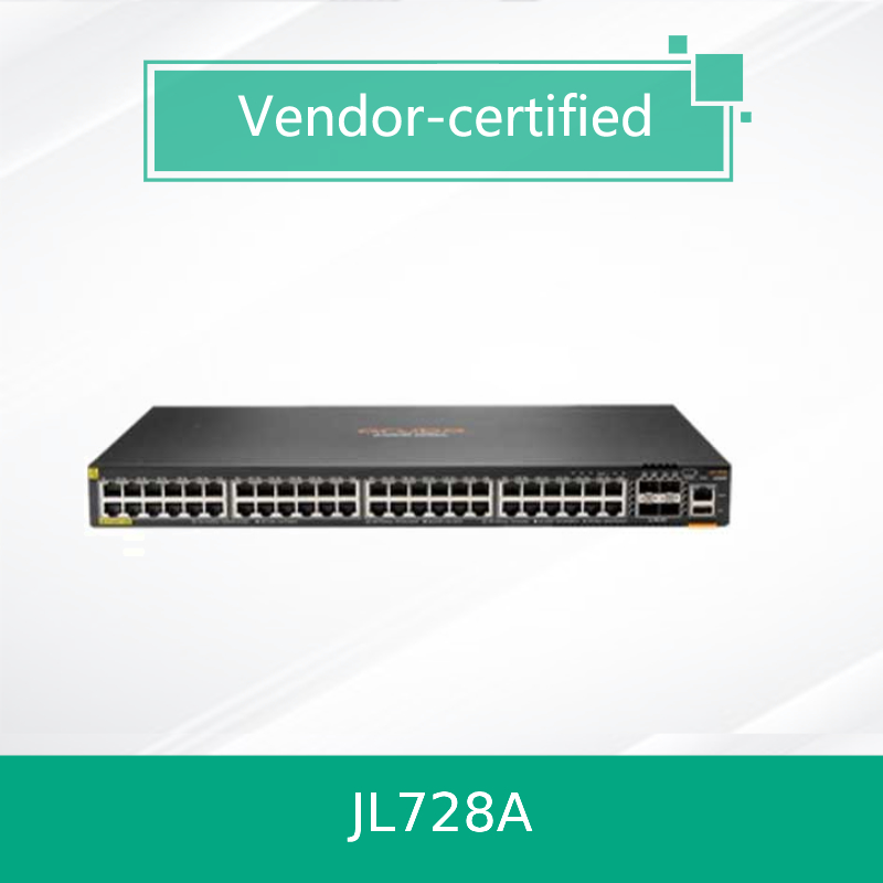 HPE Aruba Networking CX 6200F 48G Class4 PoE 4SFP+ 740W スイッチ (JL728A)