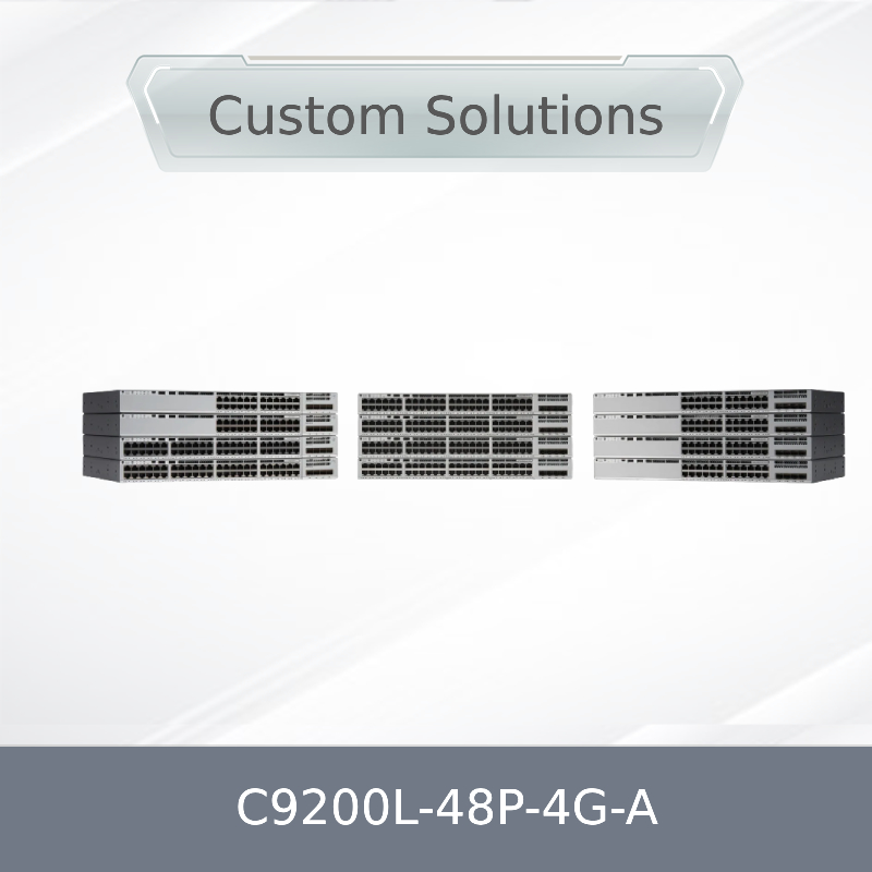 Cisco 新規オリジナル C9200L-48p-4G-a 9200L 48 ポート 10/100/1000 Poe+ 4X1g アップリンク スイッチ ネットワーク アドバンテージ C9200L-48p-4G-a