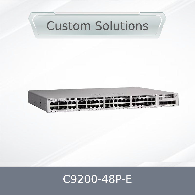 C9200-48p-E 48X 1g RJ45 Poe+ポートネットワークスイッチ 48ポート Poe+ネットワークエッセンシャル X1 AC電源