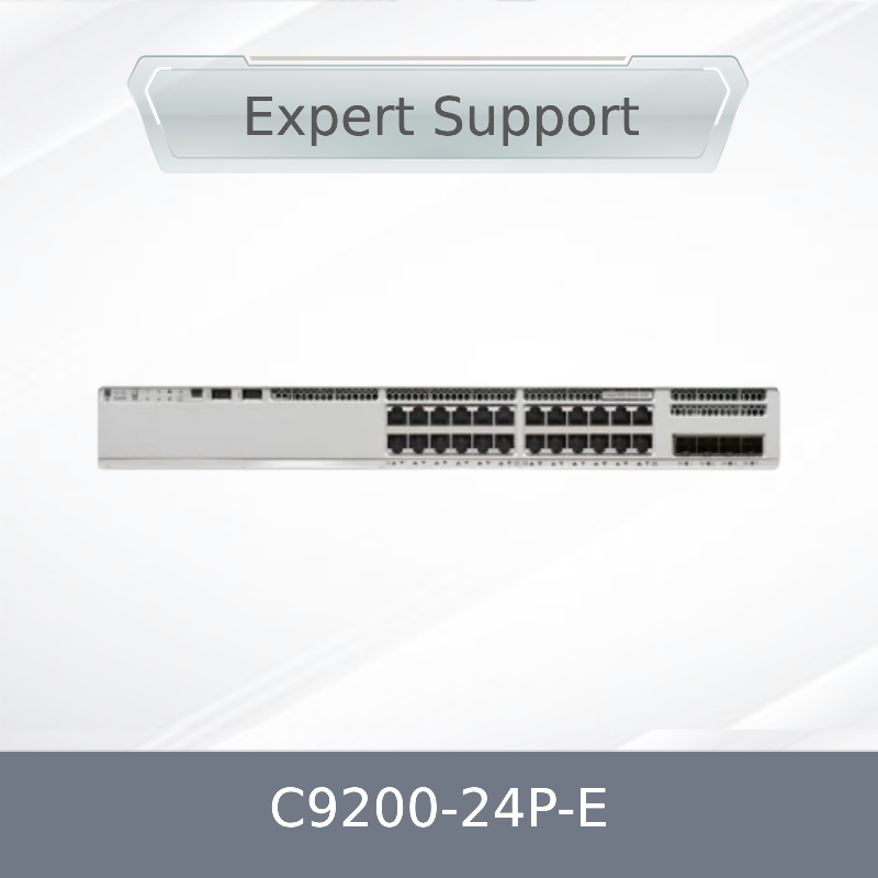オリジナル C9200-24p-E 9200 レイヤー2 イーサネット 24 ポート PoE ネットワークスイッチ (QoS 機能付き)