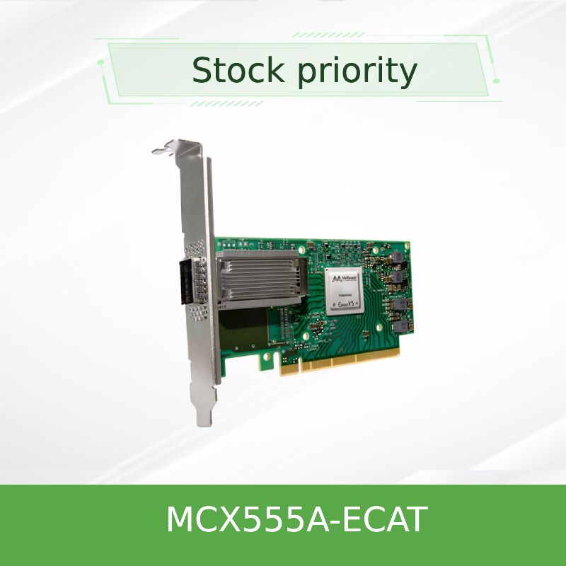 NVIDIA MCX555A-ECAT 100Gb/s シングルポート QSFP28 InfiniBand アダプター PCIe 3.0 x16 ConnectX-5 ネットワークカード