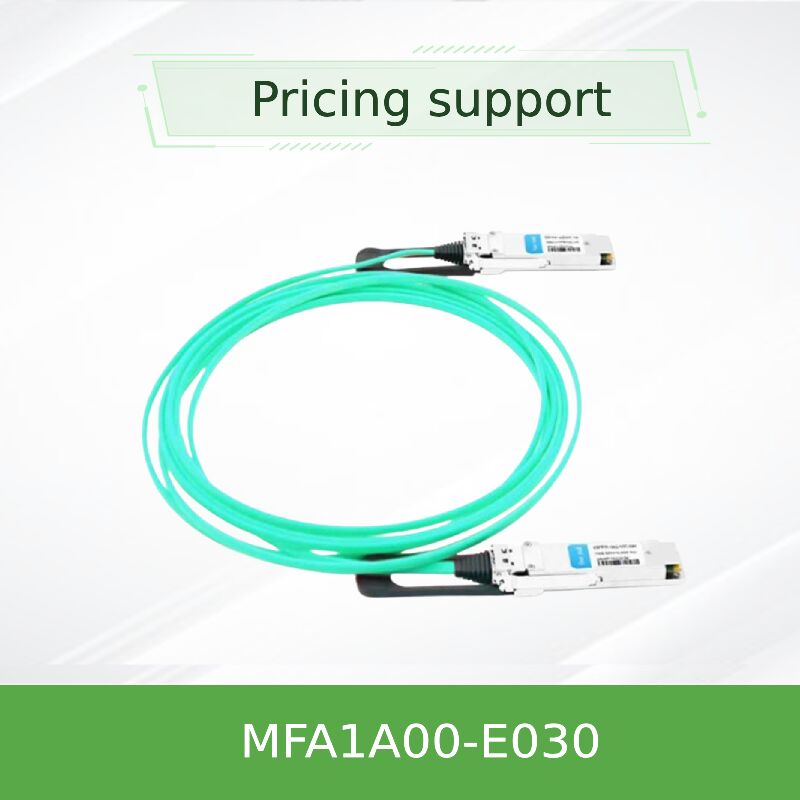 メラノックス MFA1A00-E030 100Gb/s QSFP28 アクティブ オプティカル ケーブル 30m MMF AOC for InfiniBand EDR & 100GbE