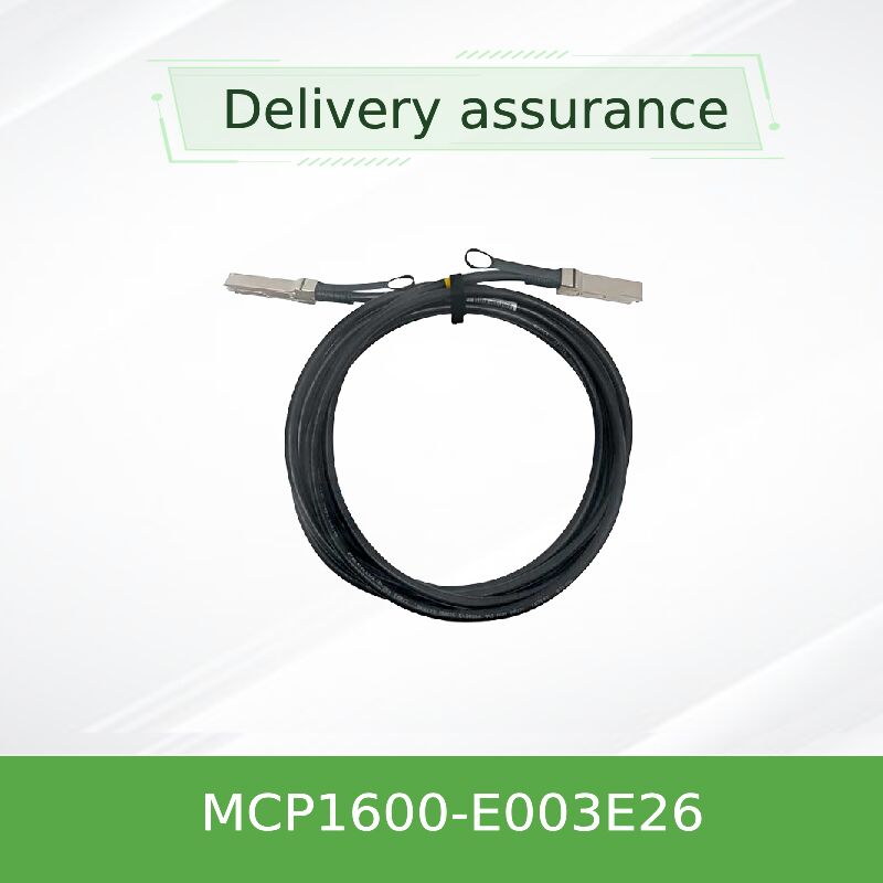 NVIDIA Mellanox MCP1600-E003E26 100Gb/s QSFP28 パッシブダイレクトアタッチ銅線ケーブル – 3m, EDR InfiniBand, 低遅延, データセンター相互接続向けほぼゼロ消費電力