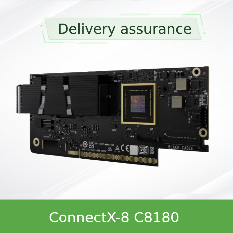 NVIDIA ConnectX-8 SuperNIC C8180 – 800Gb/s InfiniBand およびイーサネット スマート NIC、PCIe Gen6、OSFP/QSFP112