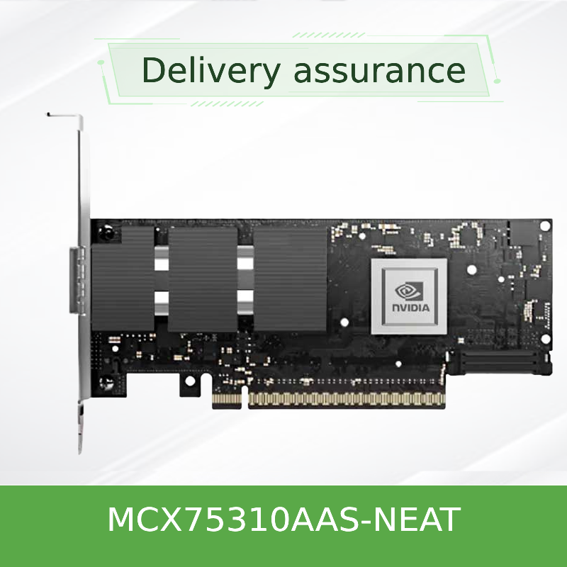 ConnectX-7 MCX75310AAS-NEAT 400G AI,HPC,クラウドデータセンター用のシングルポート RDMA アダプタ